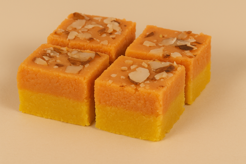 Pineapple-Orange Barfi