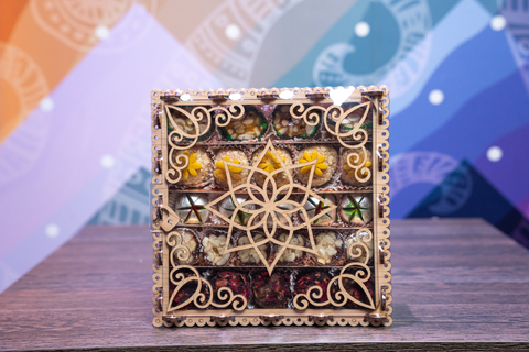 Wooden Tower Gift Box